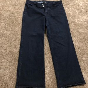 Lane Bryant trouser jeans boot-cut size 18